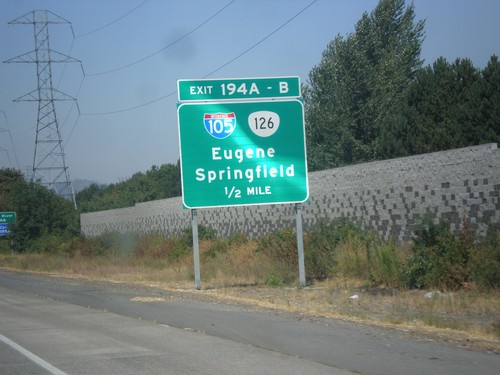 I-5 North - Exits 194A-B