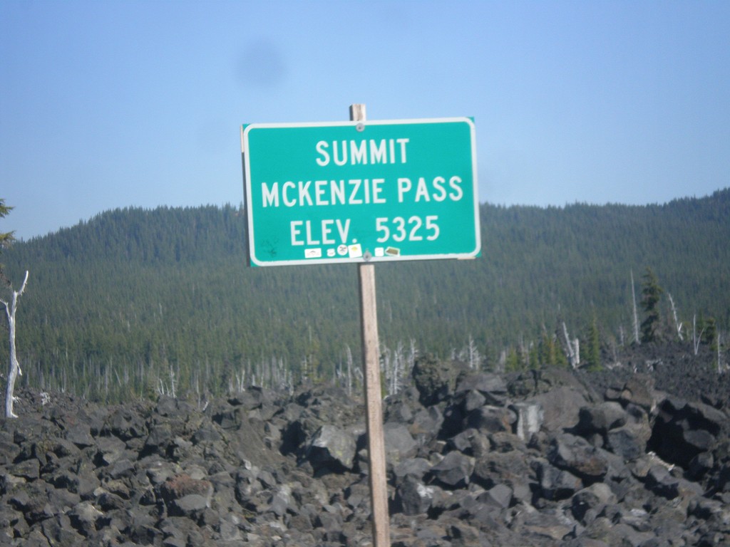 OR-242 East - McKenzie Pass