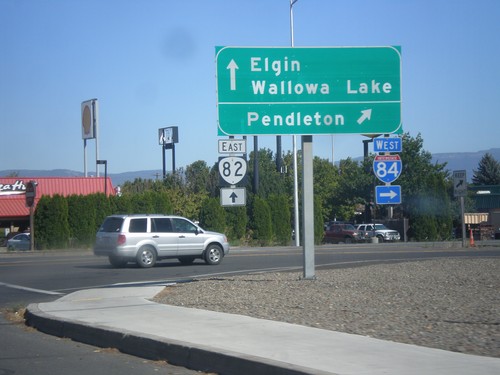 OR-82 East at I-84 West (Exit 261)