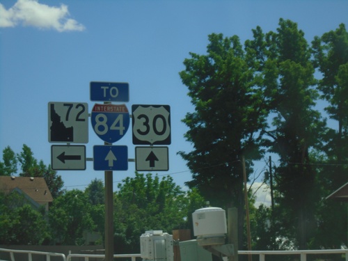 US-30 East approaching ID-72