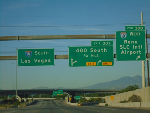 I-15 South Exits 308 and 307