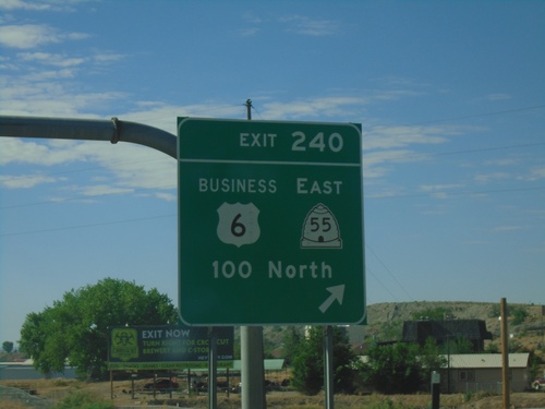 US-6 East/US-191 South - Exit 240