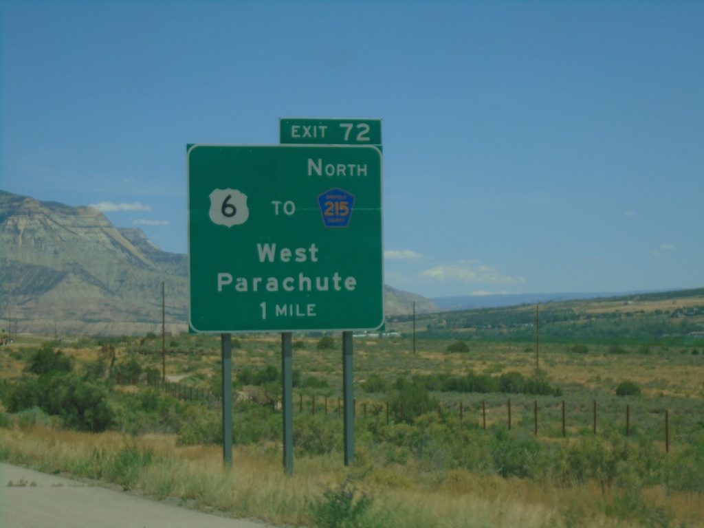 I-70 East - Exit 72