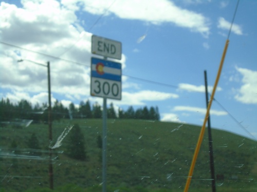 End CO-300 West at US-24