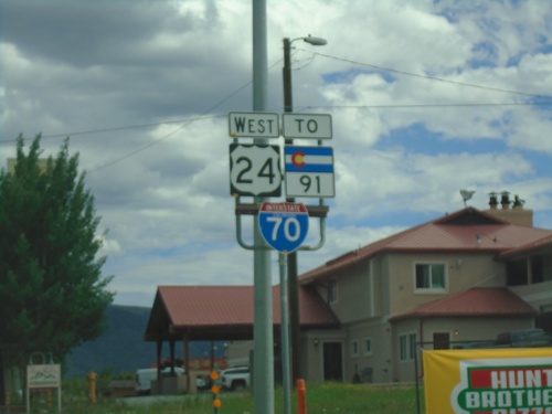 US-24 West/To CO-91/To I-70 - Leadville