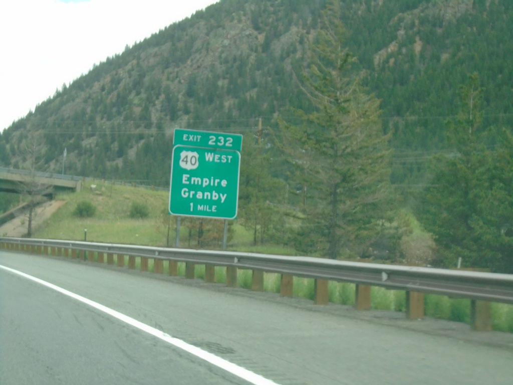 I-70 East - Exit 232