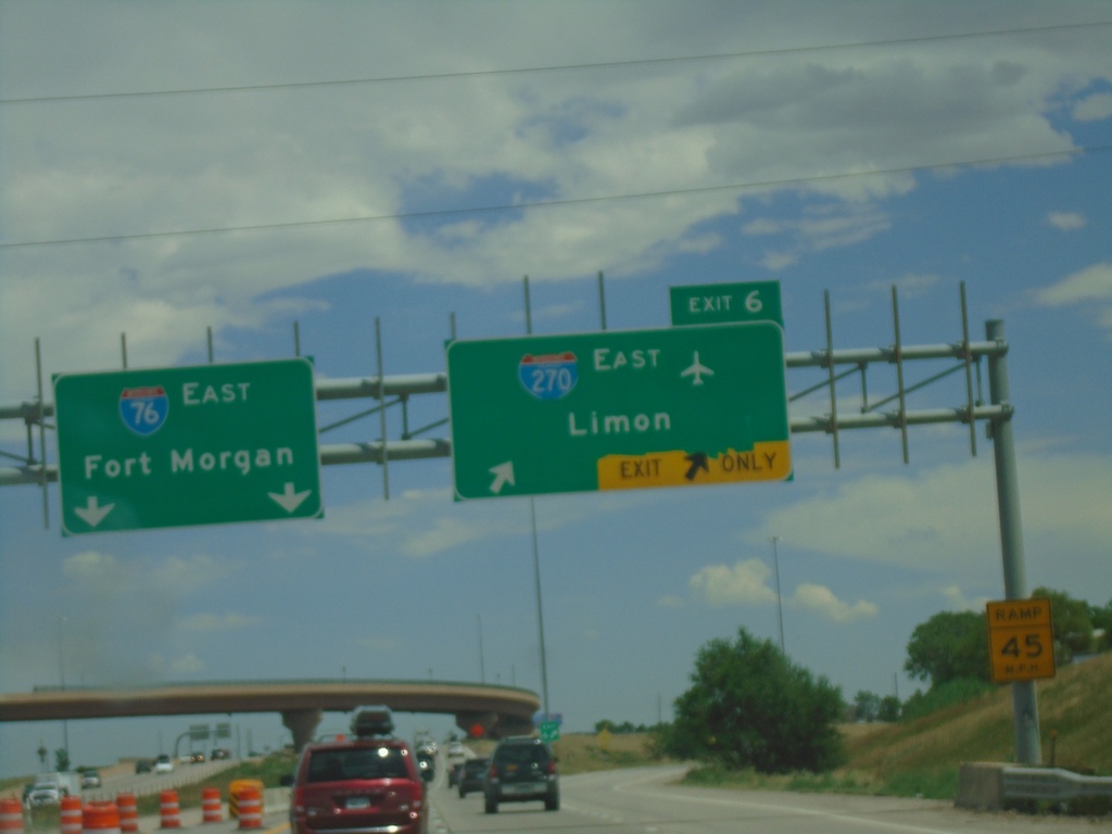 I-76 East - Exit 6