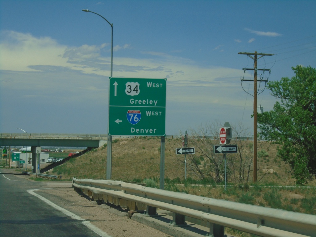 CO-39 North at I-76 West.  Approaching US-34 West