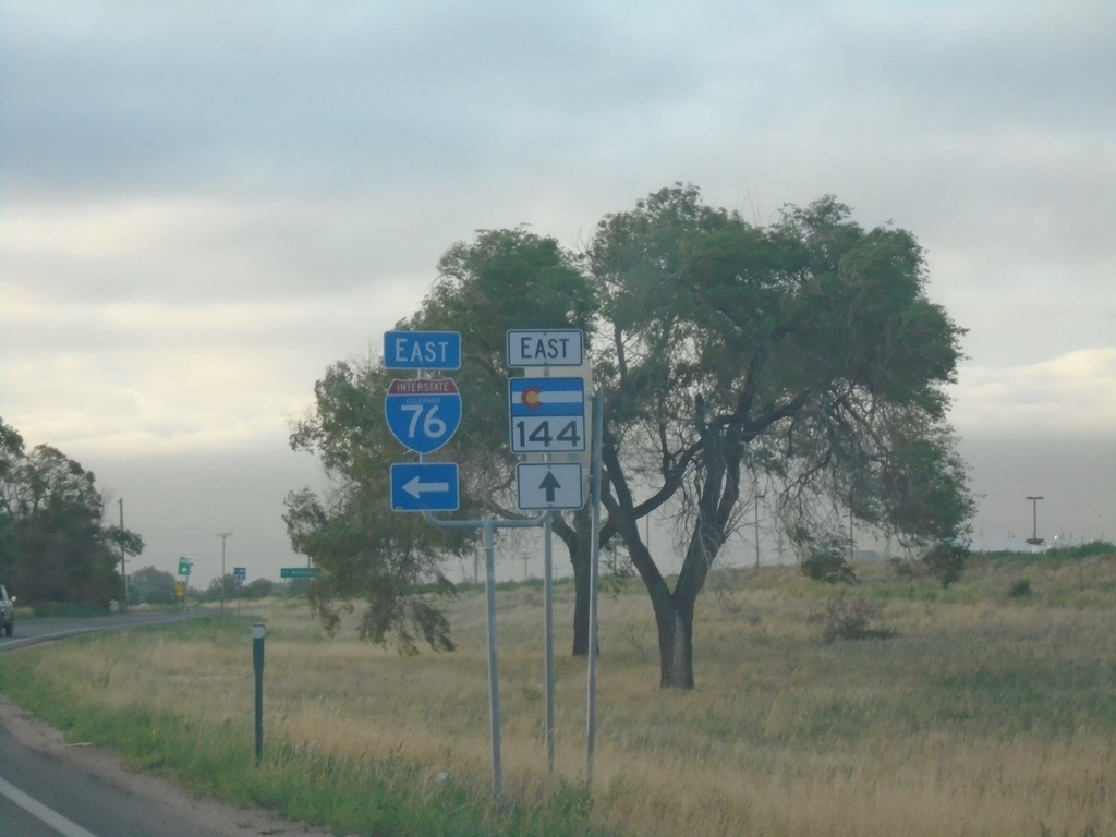 CO-144 East at I-76 East