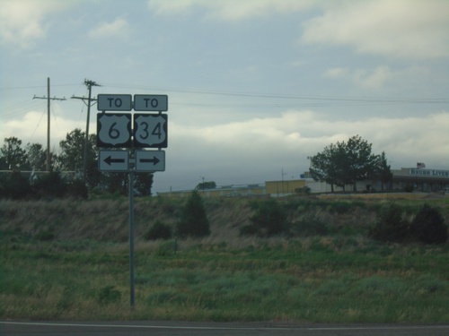 I-76 East Exit 92 Offramp at BL-76/US-6/To US-34