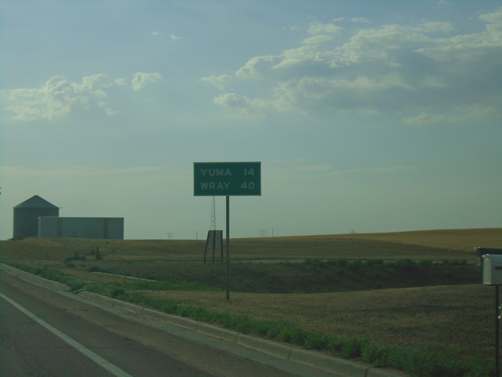 US-34 East - Distance Marker