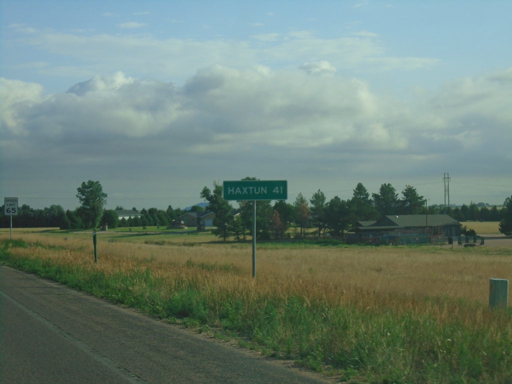 CO-59 North - Distance Marker