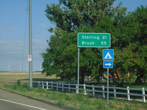 US-6 West - Distance Marker