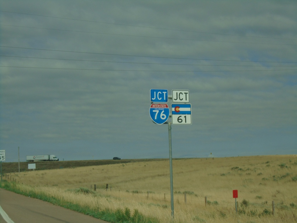 US-6 West Approaching I-76 and CO-61