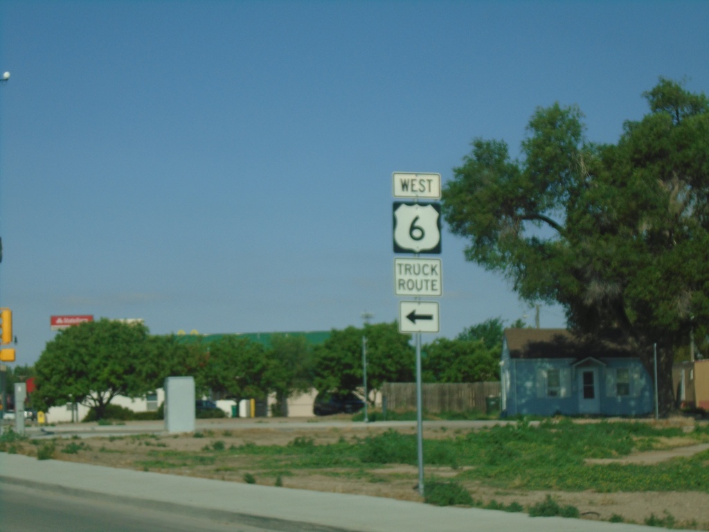 BL-76/US-6/CO-14 West at BL-76/US-6 and CO-14 Split