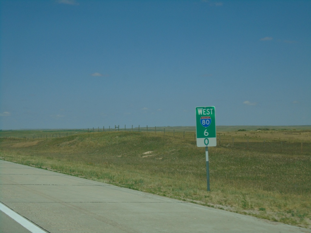 I-80 West - Milemarker 6