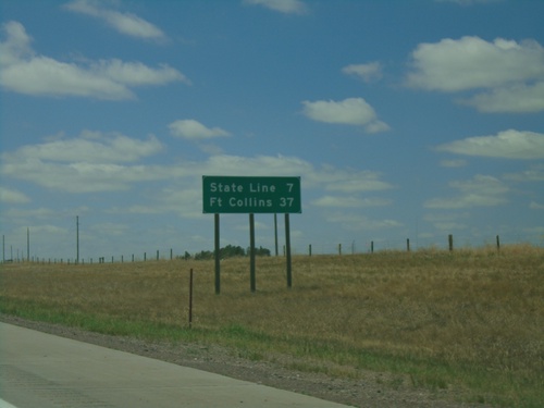 I-25 South - Distance Marker