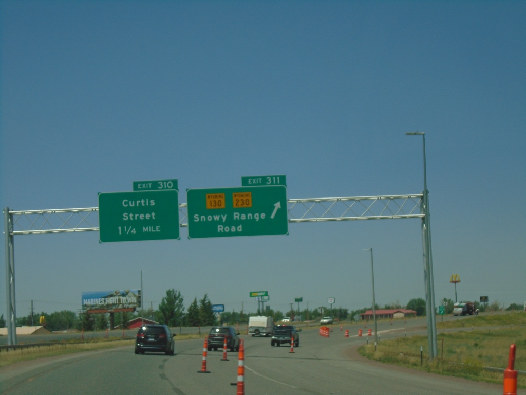 I-80 West Exits 311/Exit 310