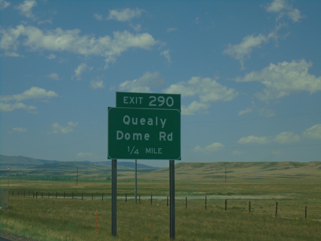 I-80 West - Exit 290