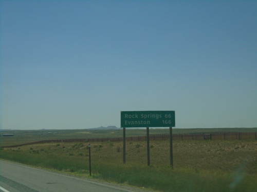 I-80 West - Distance Marker