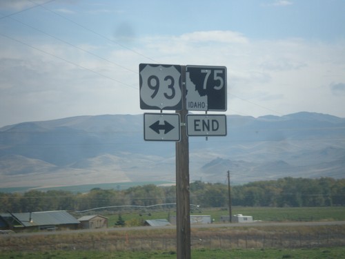 End ID-75 North at US-93