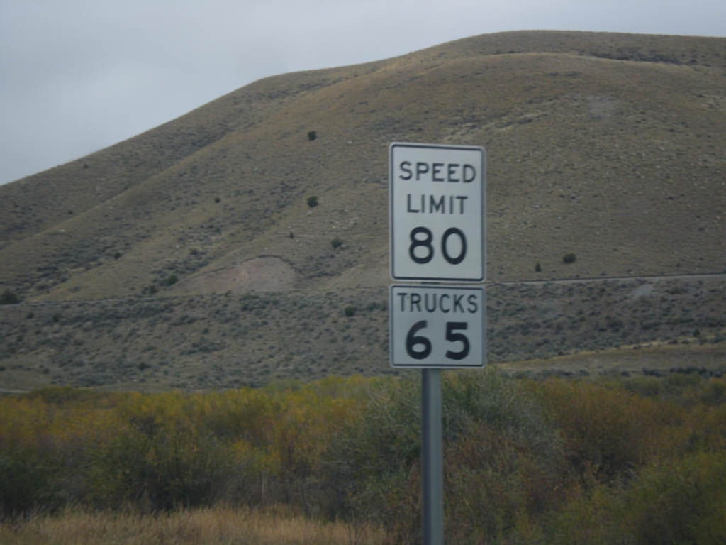 I-15 North - Speed Limit 80