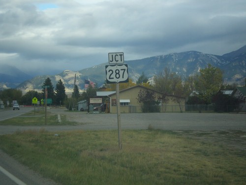 MT-287 South Approaching US-287