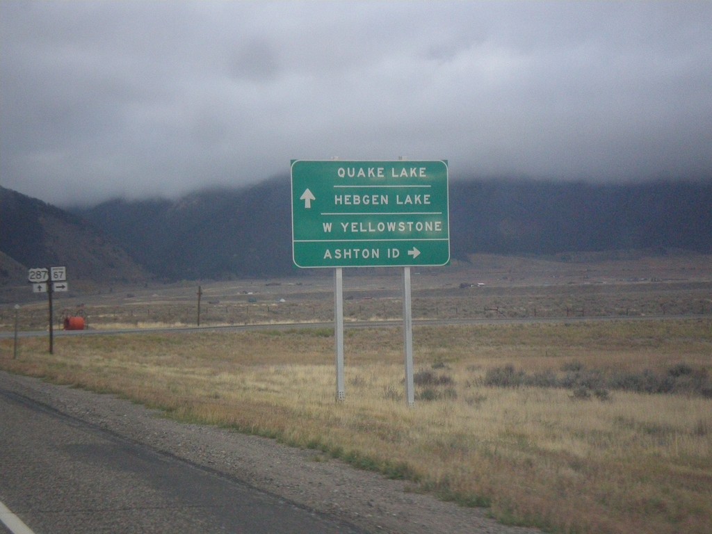 US-287 South at MT-87