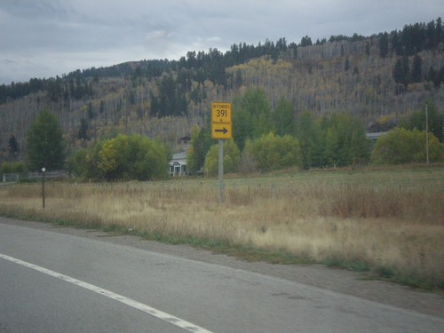 US-26 West - US-89/US-189/US-191 South at WY-391