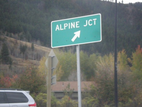 US-26 West - US-89/US-189/US-191 South in Hoback Jct. Roundabout