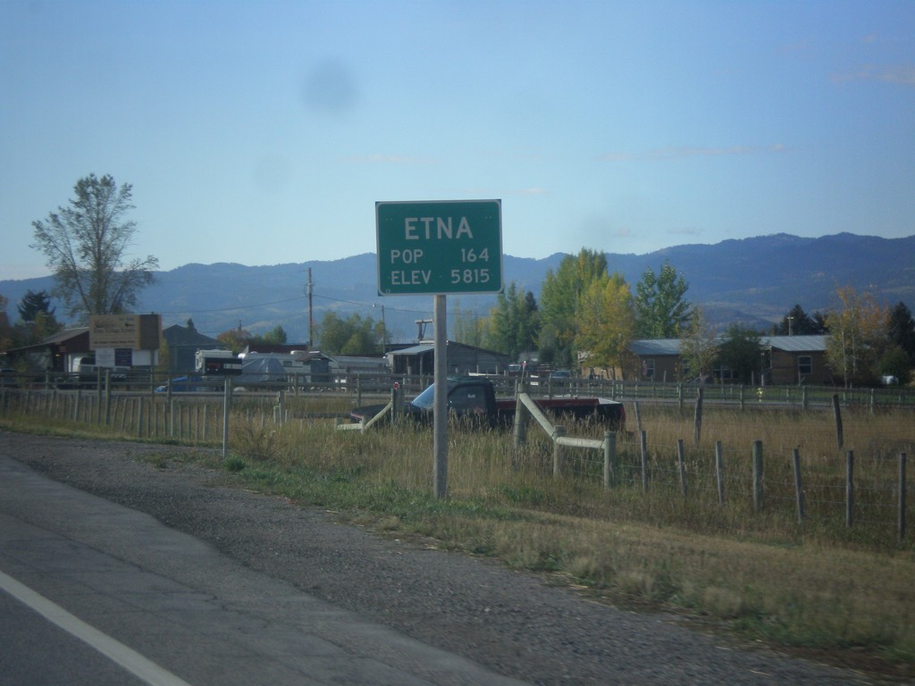 US-89 South - Entering Etna