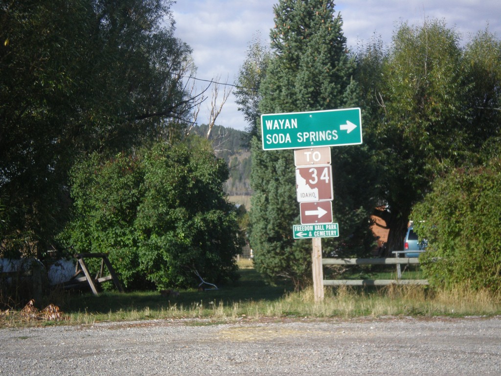 End WY-239 at Stateline Road