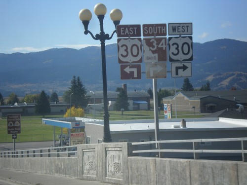 ID-34 South Approaching US-30