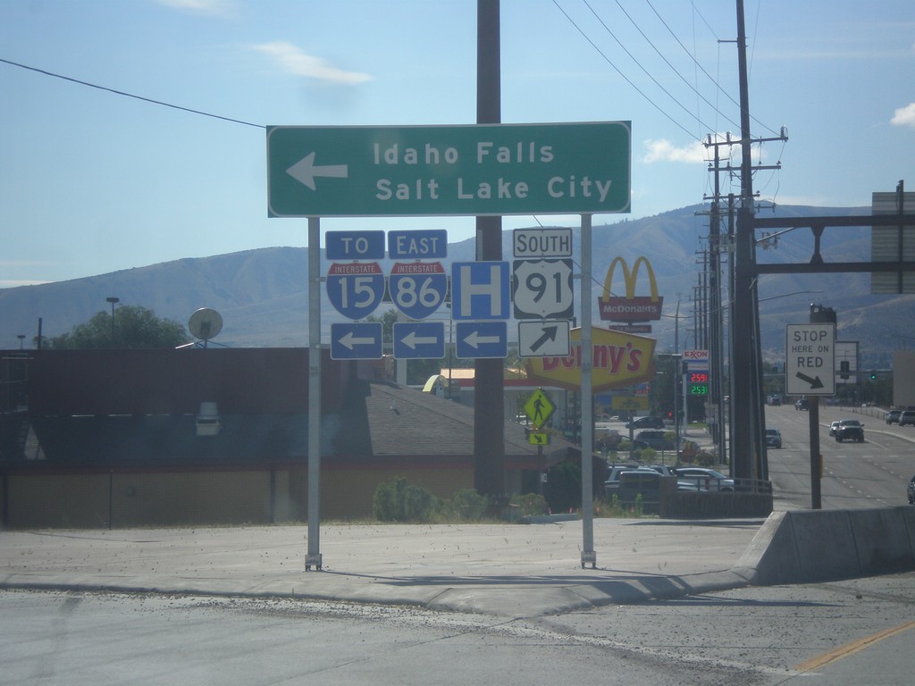 US-91 South at I-86 East (To I-15)