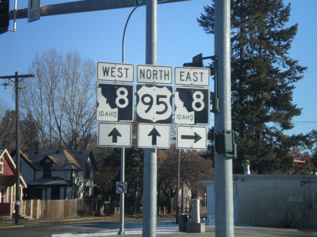 US-95 North At ID-8 East