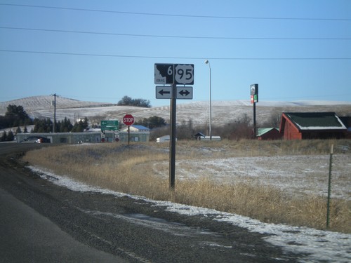 ID-6 West Approaching US-95