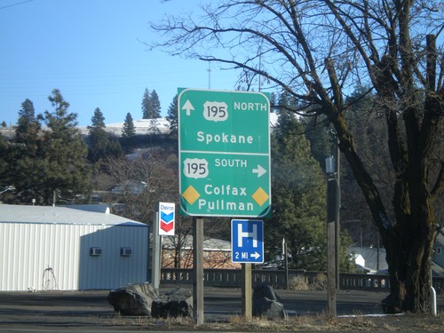 End WA-26 West at US-195