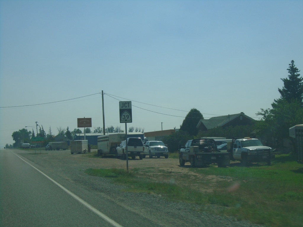 UT-16 South Approaching UT-39 - Woodruff