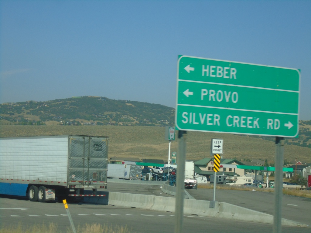 I-80 West Exit 146 Offramp at US-40/US-189