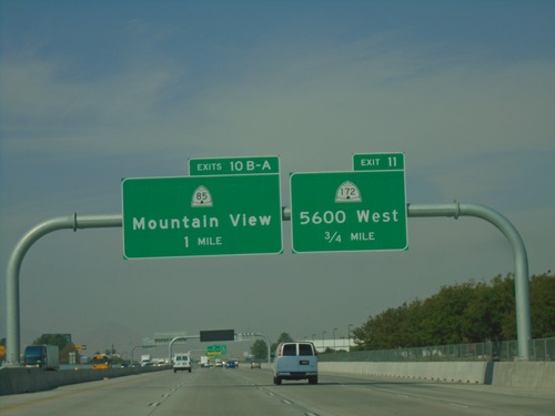 UT-201 West - Exits 11 and 10B-A