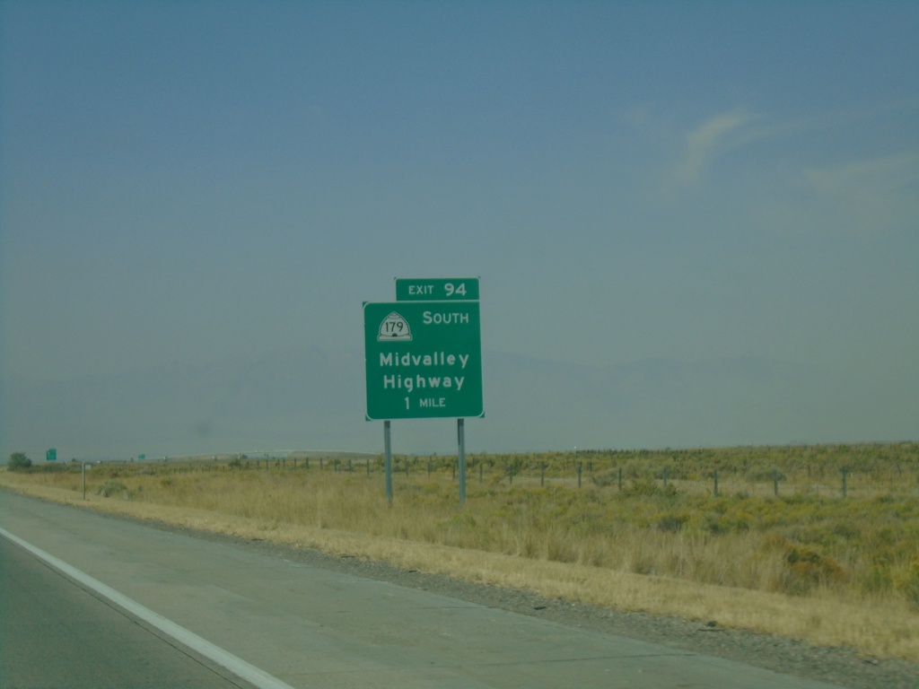 I-80 West - Exit 94