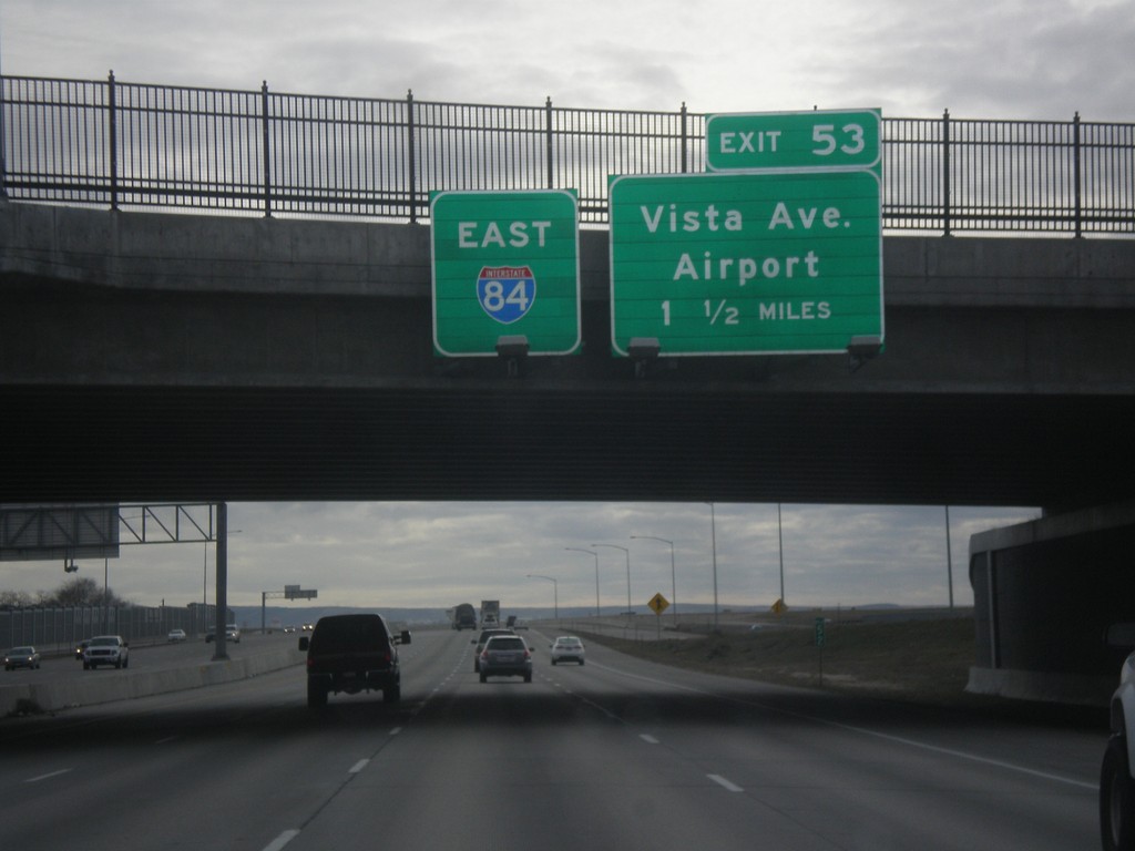 I-84 East Approaching Exit 53