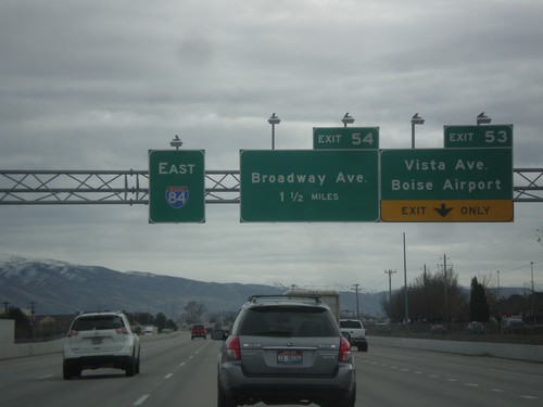 I-84 East - Exit 53 and 54