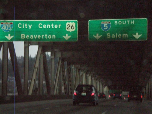 I-5 South Approaching I-405