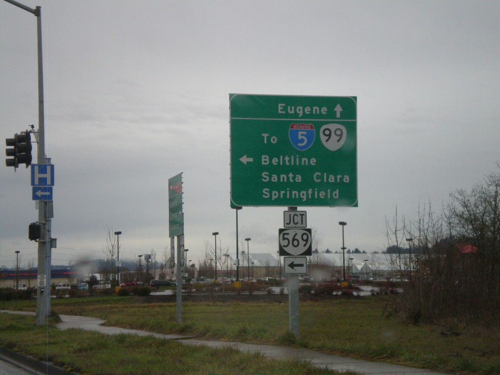 OR-126 East at OR-569 (Beltline Highway)