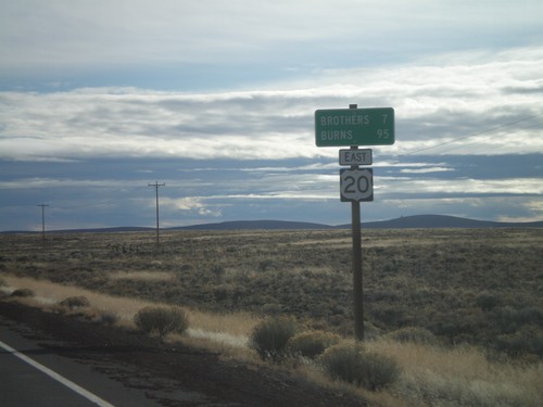 US-20 East - Distance Marker