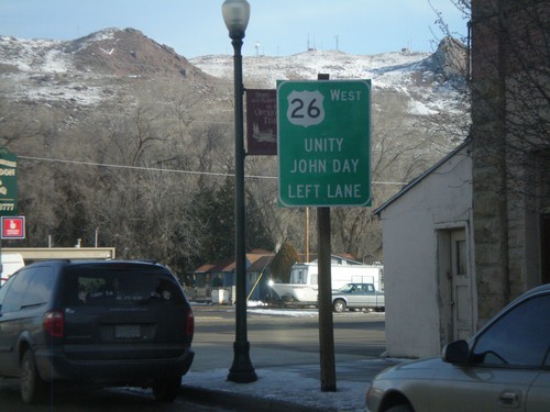 US-20 East Approacing US-26 West