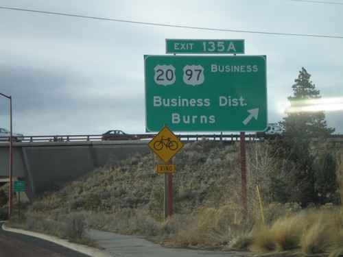 US-97 South - Exit 135A