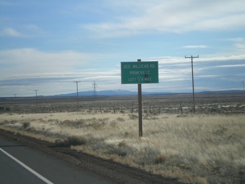 US-20 East Approaching George Millican Road