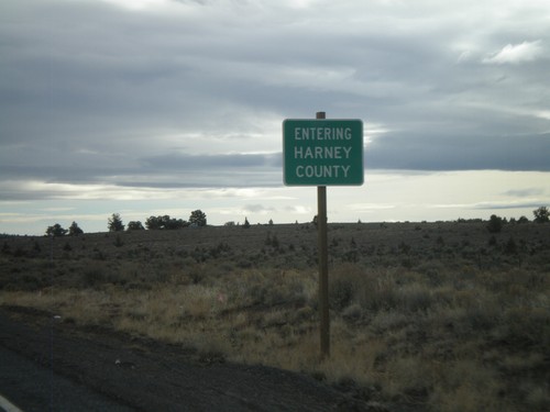 US-20 East - Entering Harney County